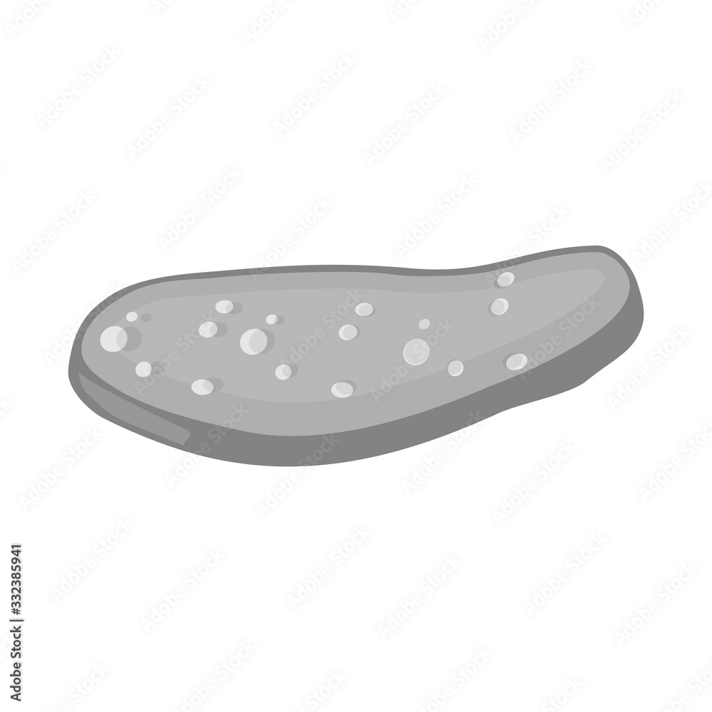 Vector design of cutlet and sausage sign. Graphic of cutlet and product stock vector illustration.