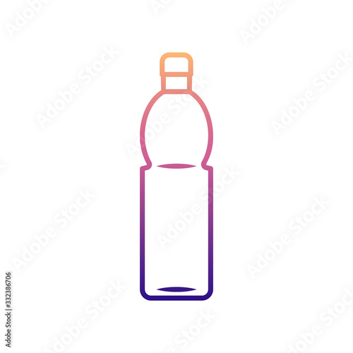 plastic oil bottle nolan icon. Simple thin line, outline vector of BOTTLE icons for ui and ux, website or mobile application