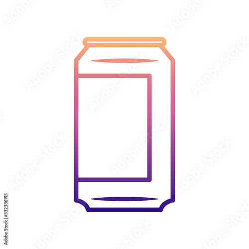 can nolan icon. Simple thin line, outline vector of BOTTLE icons for ui and ux, website or mobile application