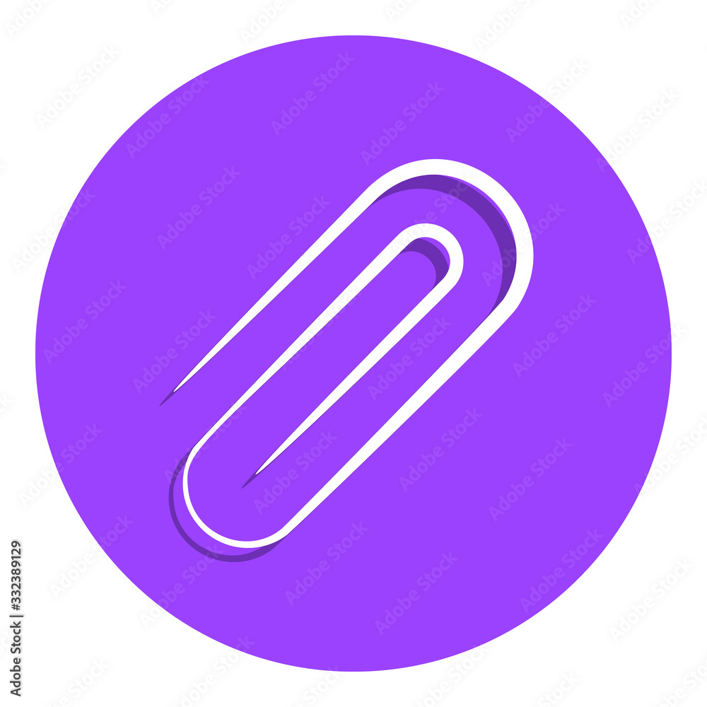 staple clip icon. Element of education icon. Premium quality graphic design icon. Signs, outline symbols collection icon for websites, web design, mobile app on white background staple clip icon. Element of education icon. Premium quality graphic design icon. Signs, outline symbols collection icon for websites, web design, mobile app on white background