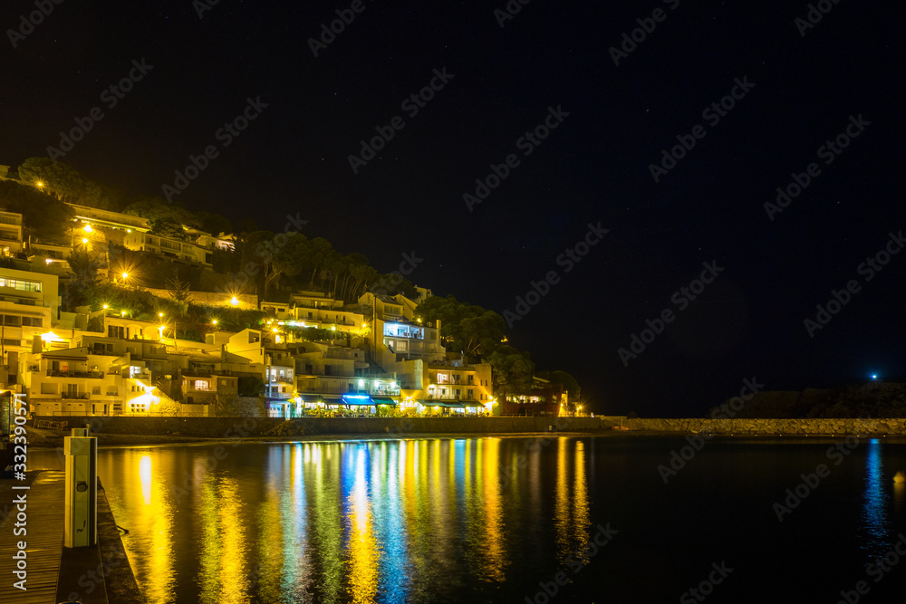 Yachts and sailboats in Estartit, Girona, Catalonia, Spain.