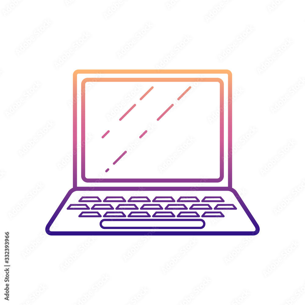 a laptop nolan icon. Simple thin line, outline vector of Media icons for ui and ux, website or mobile application a laptop nolan icon. Simple thin line, outline vector of Media icons for ui and ux, website or mobile application