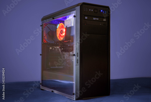 Gaming computer case external