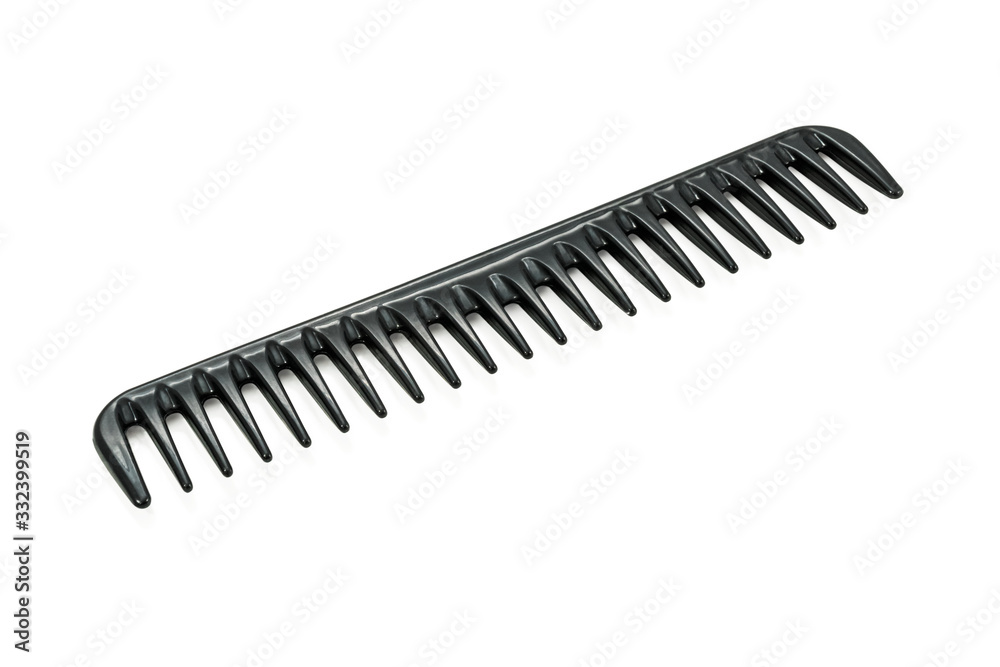 plastic comb on white plastic comb on white