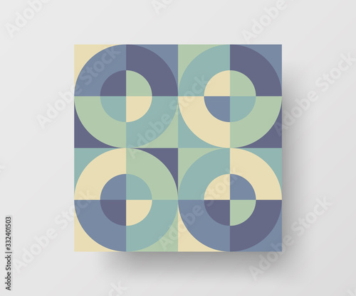Amazing business advertisement vector mural art square banner mock up. Modern corporate abstract geometric illustration design layout background. Company identity quadrangle texture brochure template.