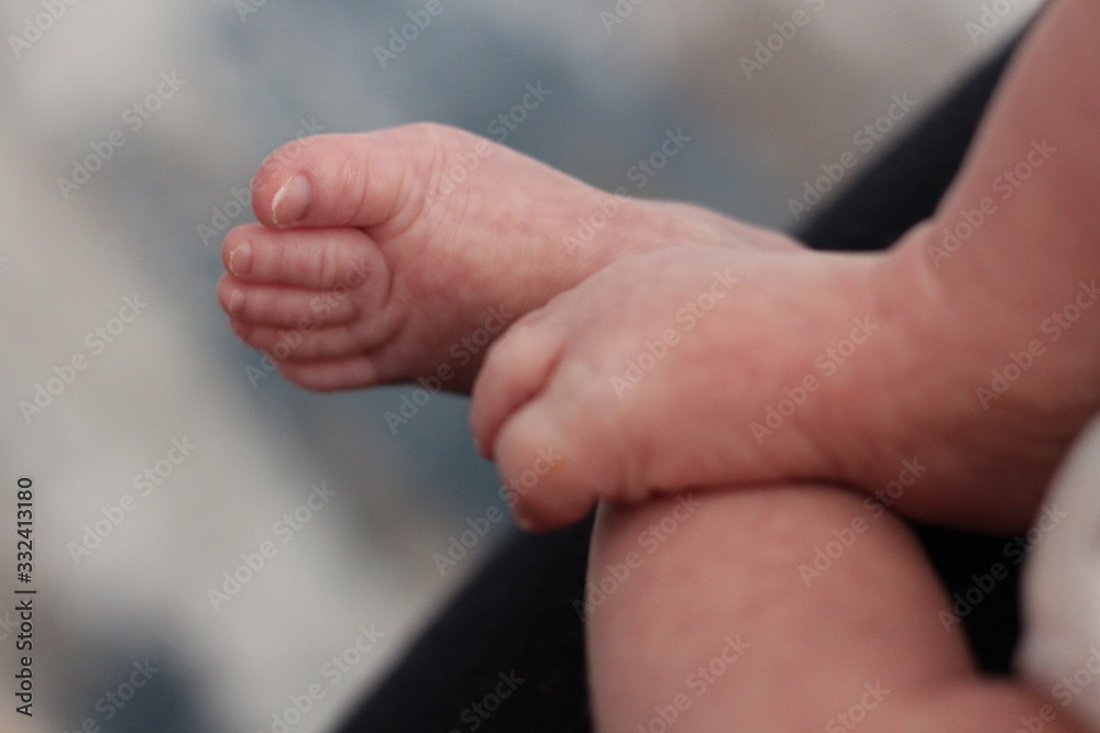 Little newborn baby girl foots Little newborn baby girl foots