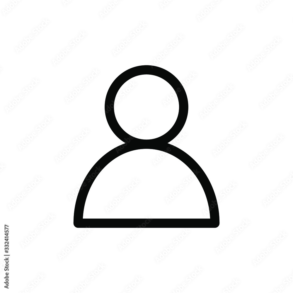 Student male female , icon vector template illustration , business education emblem isolated, outline solid black background white Student male female , icon vector template illustration , business education emblem isolated, outline solid black background white