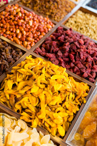 Candied fruits in Side, Turkey photo