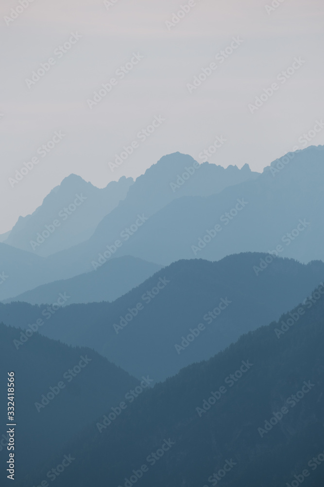 Mountain range in the Italian Dolomites