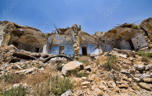 Ruins of Poggioreale, Sicily photo