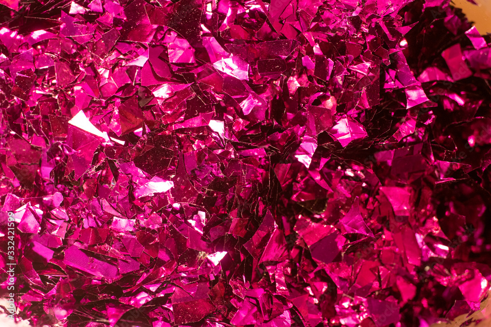 Hintergrund aus pinkem Glitzerkonfetti Hintergrund aus pinkem Glitzerkonfetti