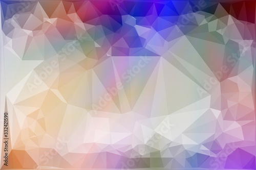 Art color polygon pattern background