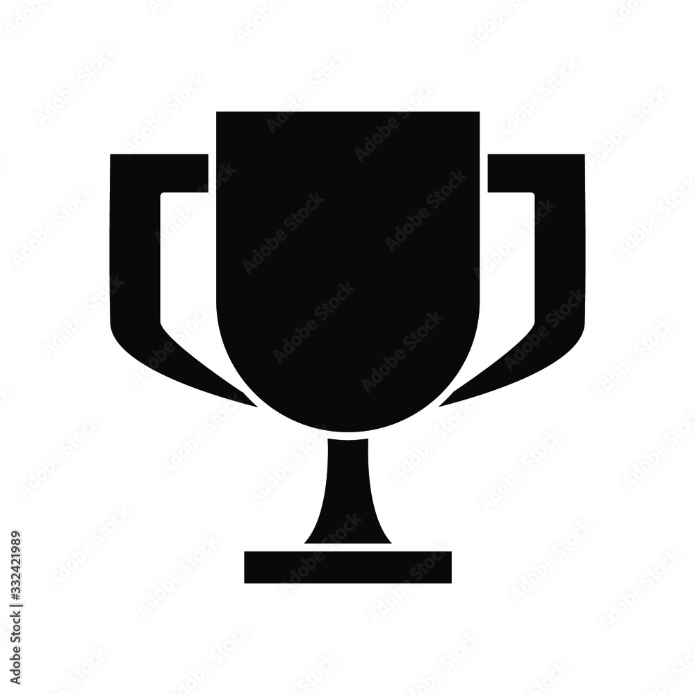 Trophy icon , winner template logo vector illustration emblem isolated, outline solid Trophy icon , winner template logo vector illustration emblem isolated, outline solid