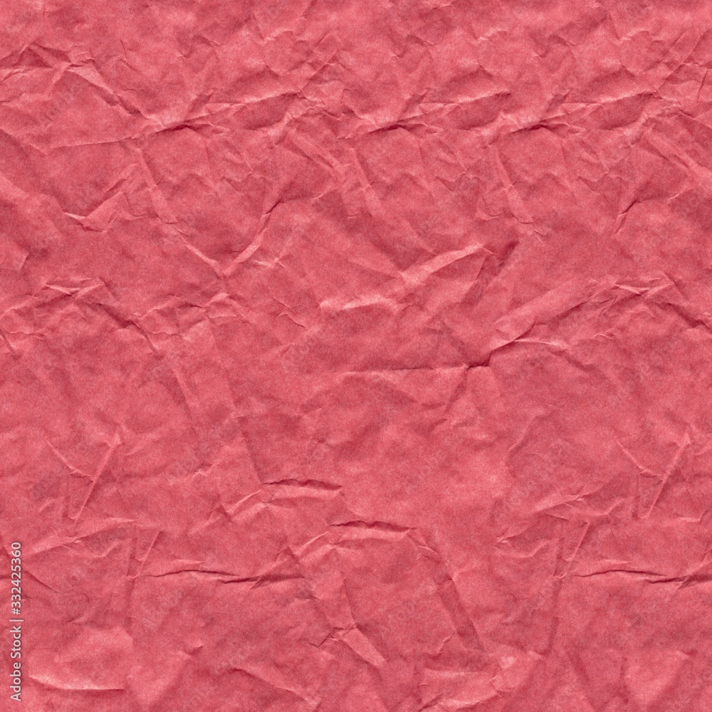 Crumpled paper background in contrast pink color as part of your greeting gift. Seamless texture. Crumpled paper background in contrast pink color as part of your greeting gift. Seamless texture.