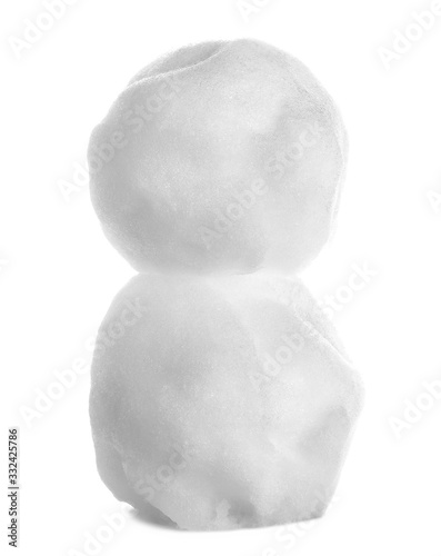 Snowman isolated on white background