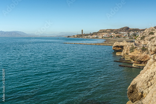 View of mediterranean sea from 