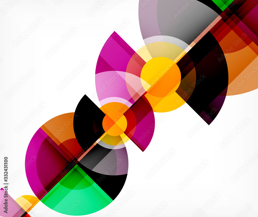 Abstract background, circle and triangle design round shapes overlapping. Geometric trendy template. Vector Illustration For Wallpaper, Banner, Background, Card, Book Illustration, landing page Abstract background, circle and triangle design round shapes overlapping. Geometric trendy template. Vector Illustration For Wallpaper, Banner, Background, Card, Book Illustration, landing page