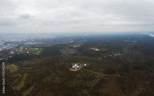 aerial panorama photo of Teufelsberg Berlin, Germany