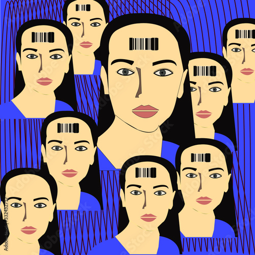 People, gente, barcode