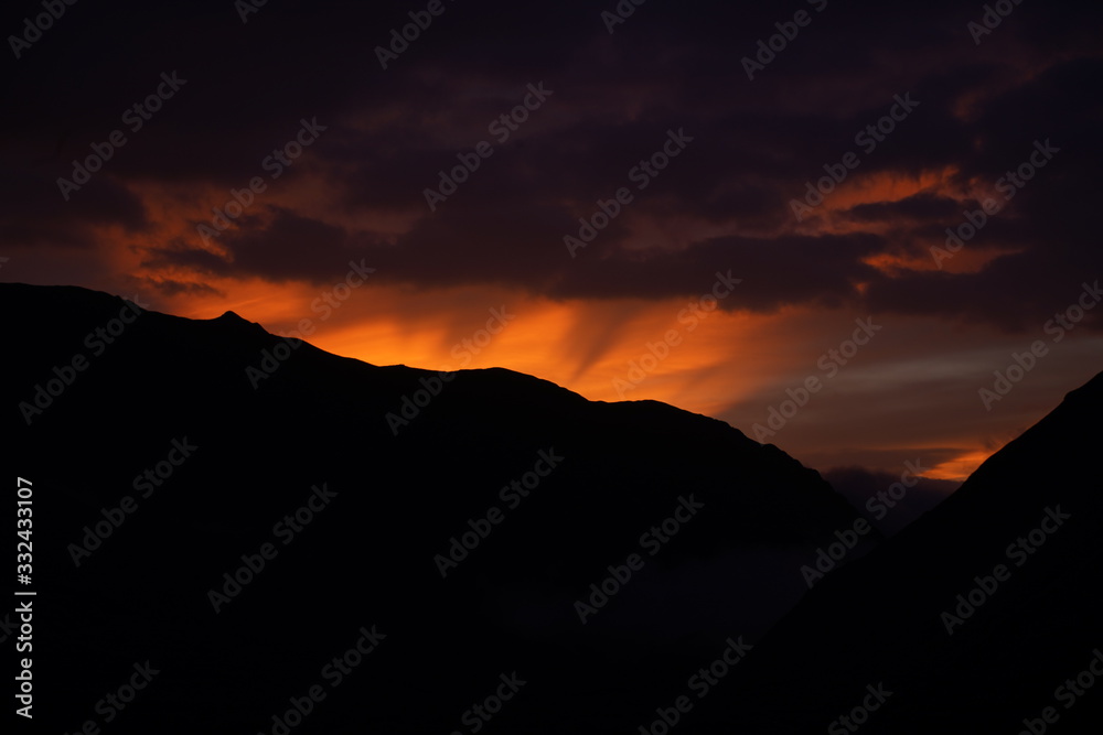 Fototapeta premium great sun set