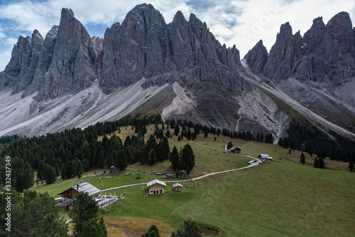 Photography The mountain massif Odle (Geisler)