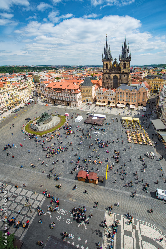 Obraz premium The Church of Mother of God before Tyn in Prague, Czech Republic.