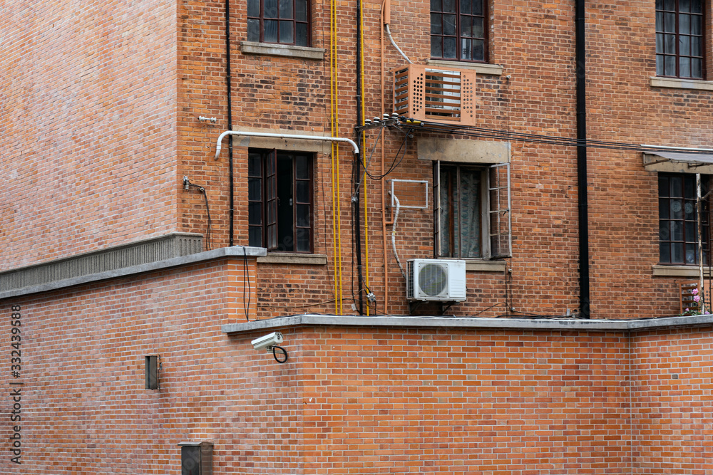 Traditional Shanghainese Residential Accommodation of Typical Old Chinese Lane House.