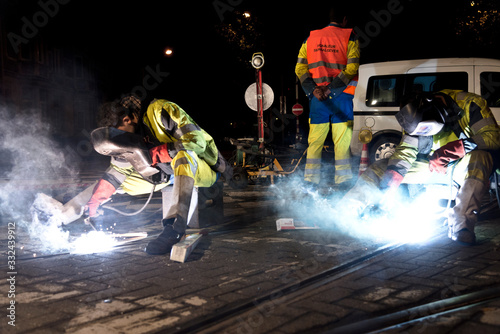 entretien des voies de tram