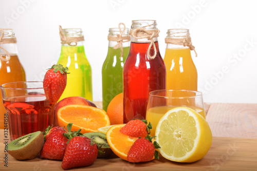 Fototapeta Naklejka Na Ścianę i Meble -  healthy juices from fresh fruit