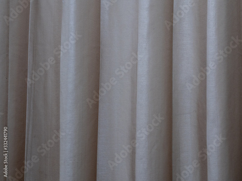 Curtain curly a low key light surface