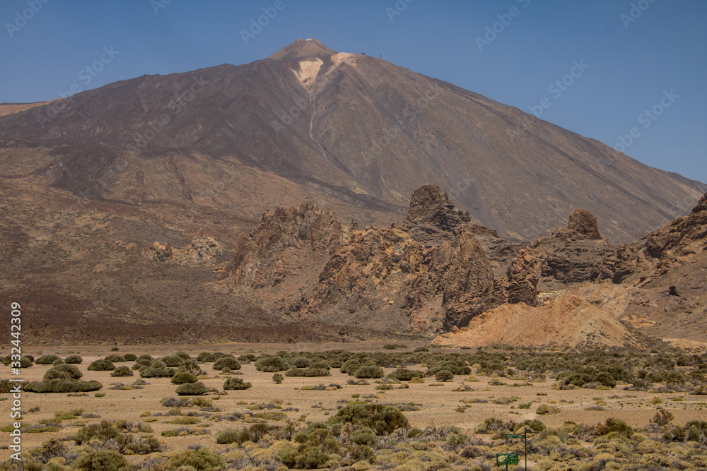 Amazing view of the Volcano Teide in Tenerife, canary island, Spain
