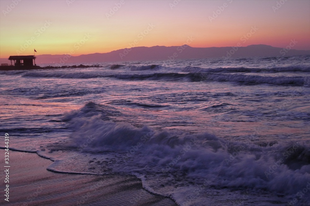 Obraz premium sunset over the sea