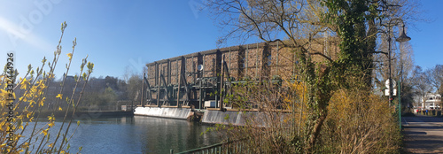 Wasserkraftwerk Kahlenberg in Mülheim an der Ruhr - Panoramanorama photo