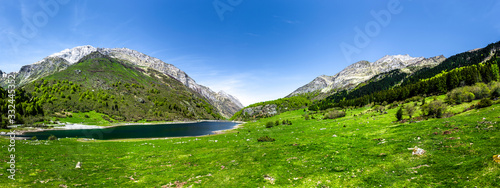 Fototapeta Bergpanorama in den Pyrenäen