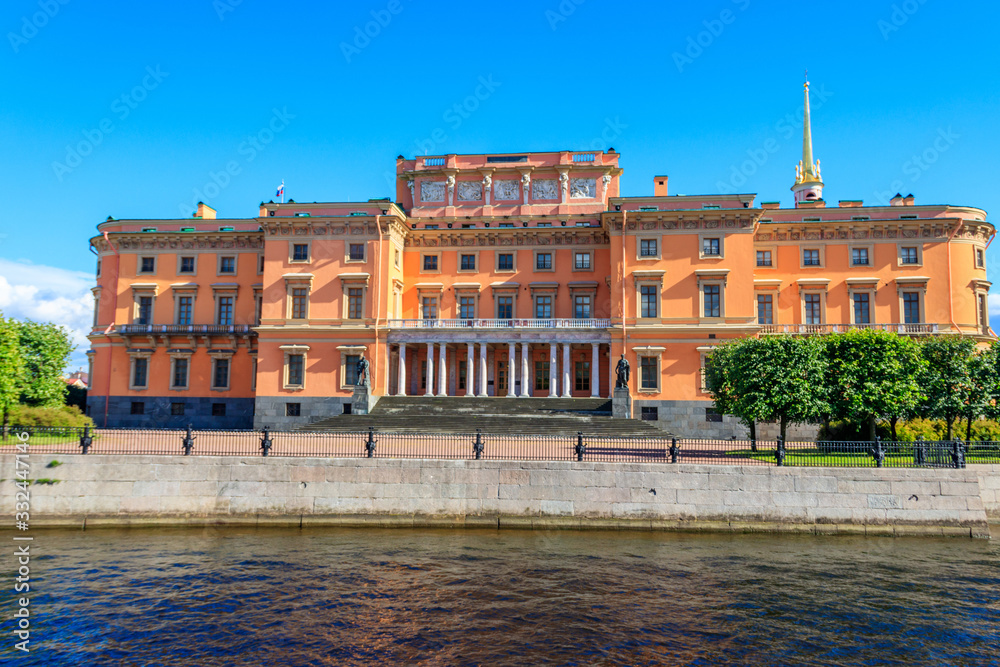 St. Michael's Castle also called Mikhailovsky Castle or Engineers' Castle is a former royal residence of Emperor Paul I in the historic centre of Saint Petersburg, Russia