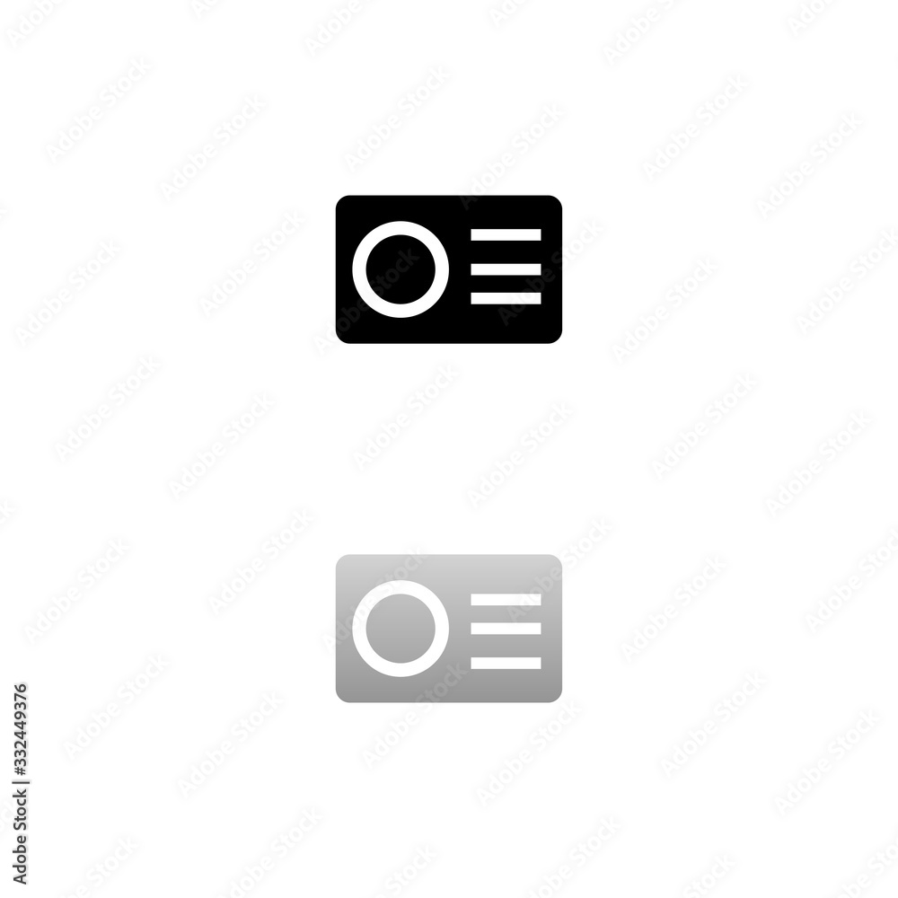 Action Camera icon flat Action Camera icon flat
