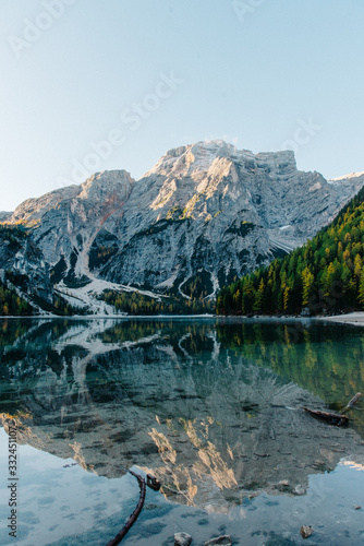 Lago di Braies lake in Italian Alps © Irina Eller