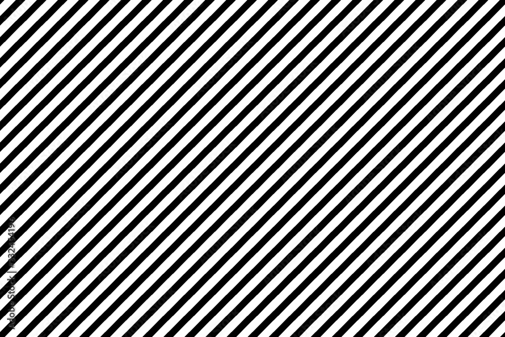 Obraz premium Diagonal black and white lines pattern background