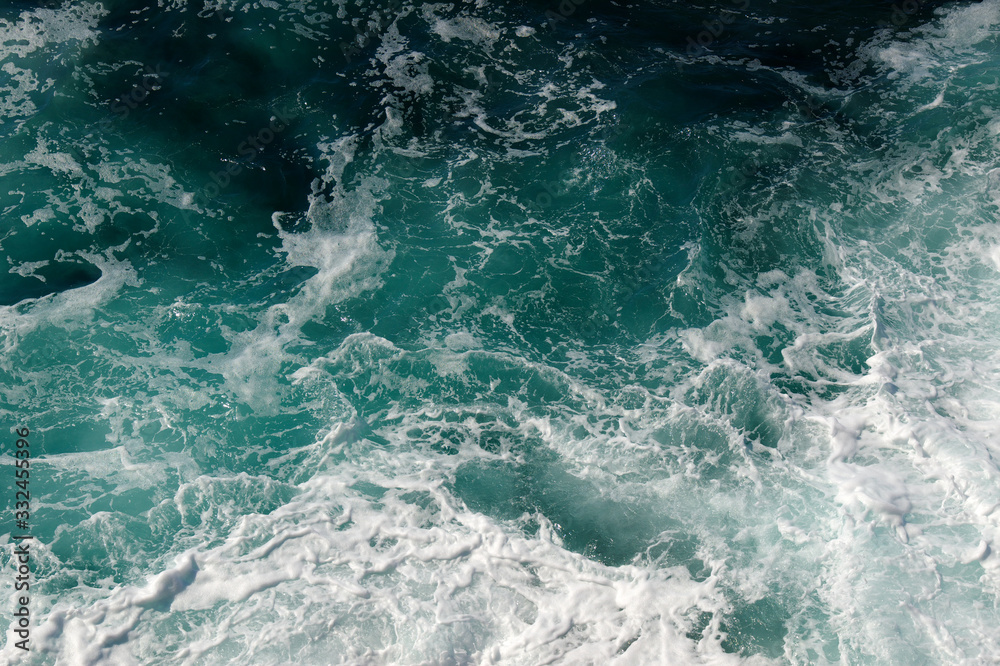 sea water with white wave for background sea water with white wave for background