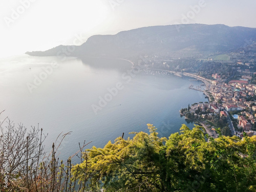 View from Rocca di Garda to Lake Garda