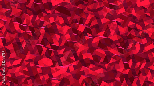 Abstract polygonal background, Crimson geometric vector