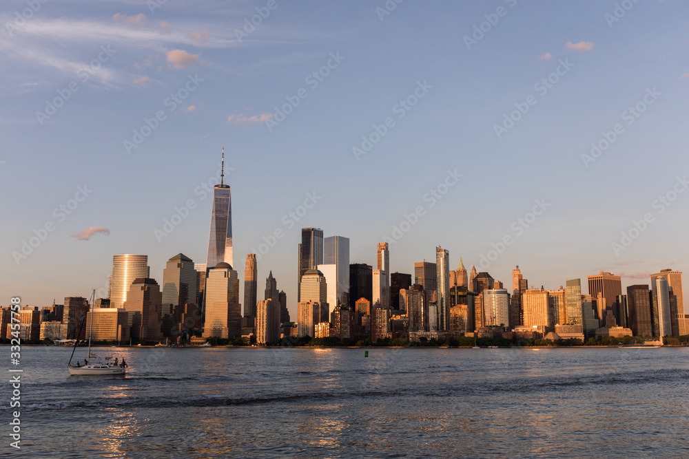 Nowy Jork panorama - obrazy, fototapety, plakaty 