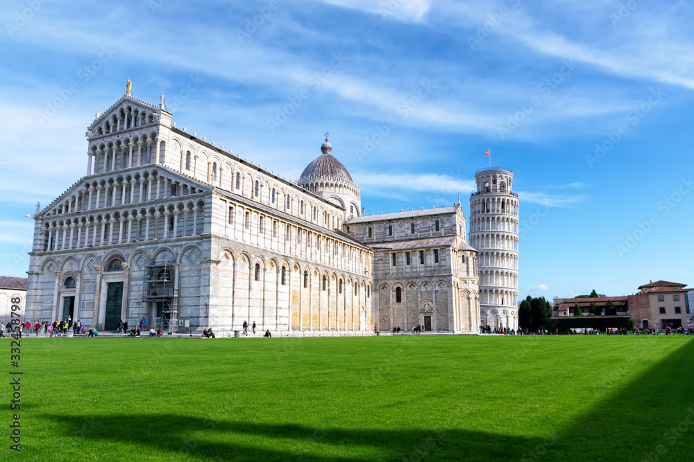 Italy's main tourist attraction is the Leaning Tower of Pisa on the Square of Wonders