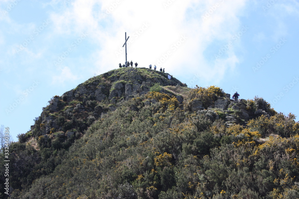 Fototapeta premium panorama in the nature in the pasquilio mountains