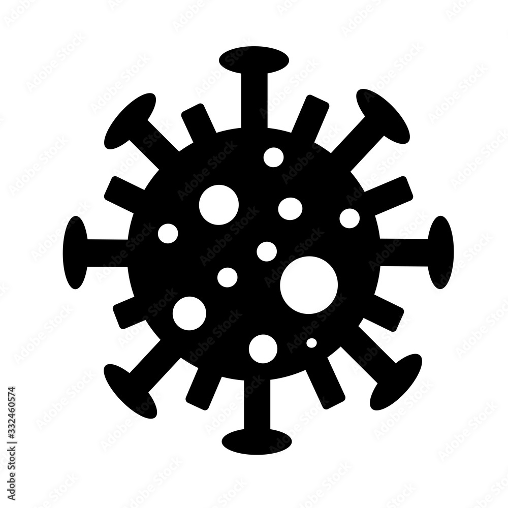 Obraz premium COVID-19 Vector Coronavirus icon sign design