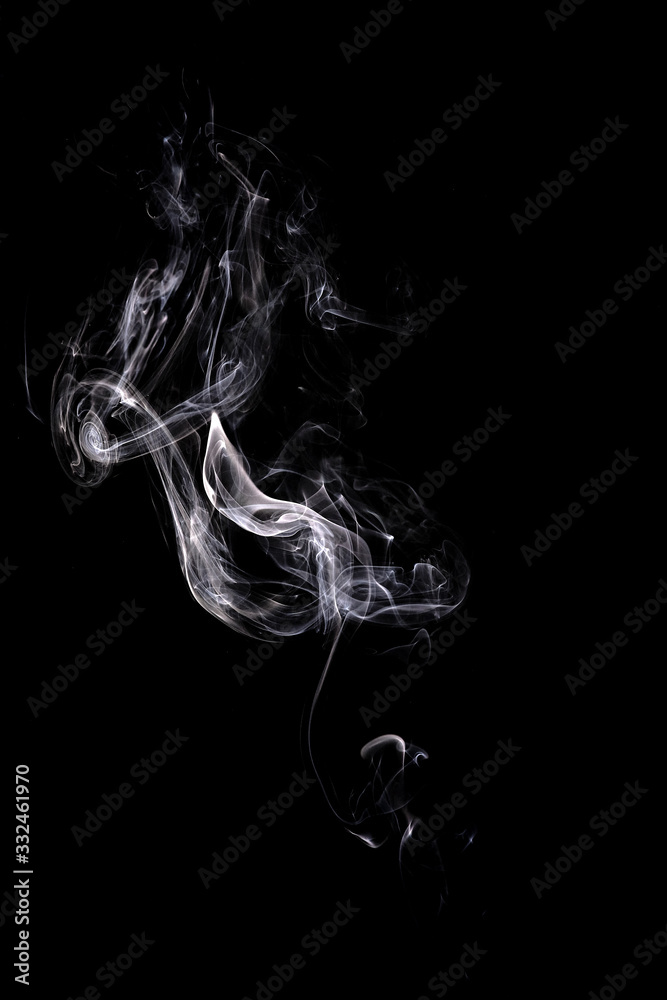 white smoke with black background white smoke with black background