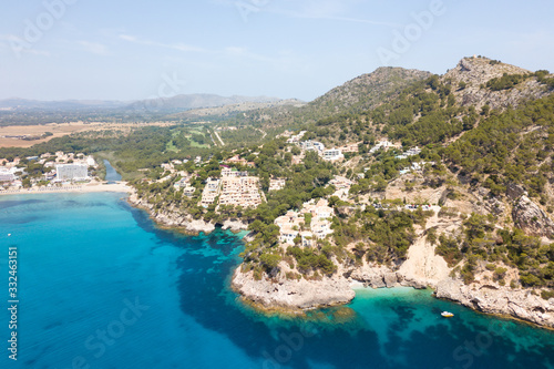 Bay near the town of Canyamel in Mallorca