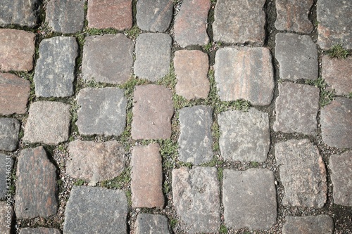 Granite stone paving