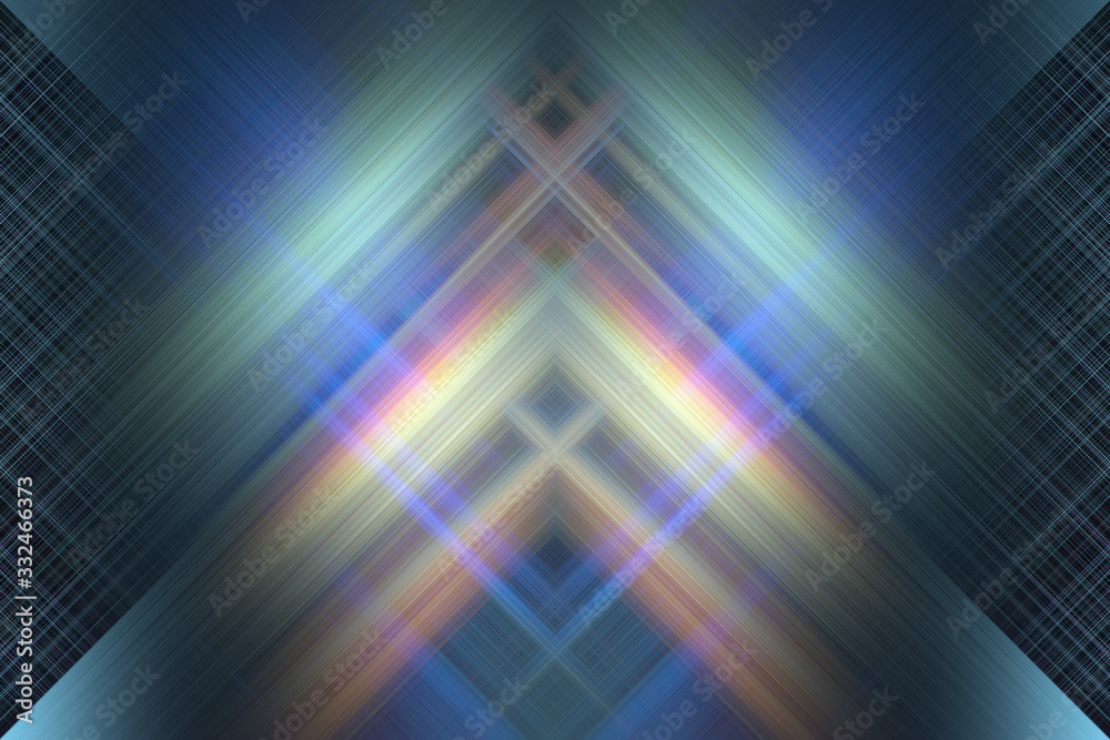 Straight abstract symmetrical beams of light crossing each other. Straight abstract symmetrical beams of light crossing each other.