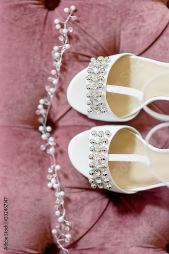 wedding shoes bride white shoes